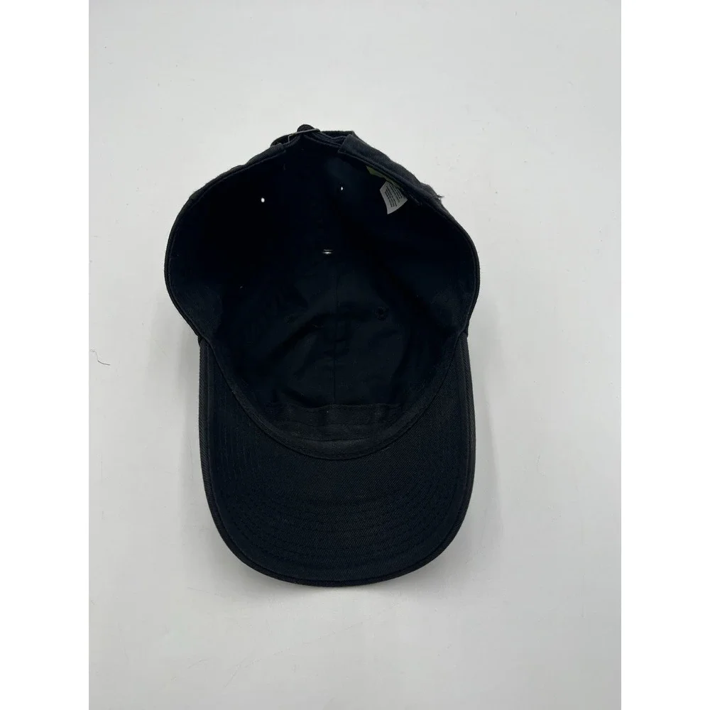 Nike Heritage86 Black Adjustable Dad Hat Gold Embroidered Swoosh Cap OSFM